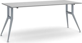 Stół konferencyjny do biura WIDE, 180x80 cm, szary