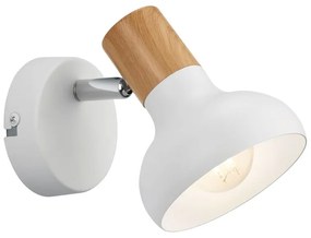 Biały kinkiet ø 10 cm Latika – Reality