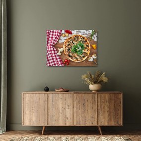 Obraz na szkle pizzy (70x50 cm)