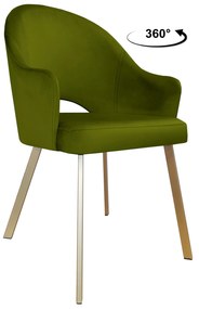 Krzesło obrotowe Velvet podstawa Profil złota BL75