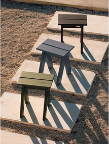 Niebieskie drewniane krzesło ogrodowe Navo – noo.ma