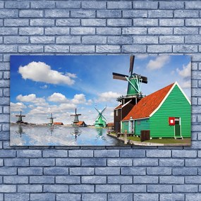 Obraz drukowany na płótnie Nowoczesna Bryła Budynku