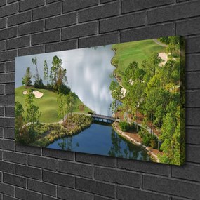 Obraz na płótnie Cisza nad Jeziorem