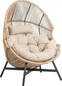 Nowoczesny rattanowy fotel ogrodowy N9-L25