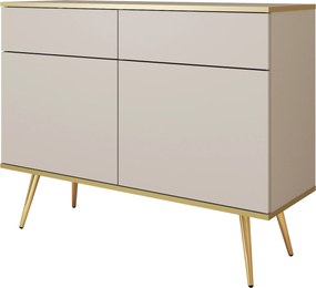 Komoda VENEZIA 107 cm do Salonu Sypialni Beżowy