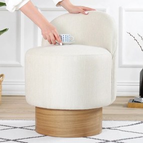Stołek Barren Pouf Cream