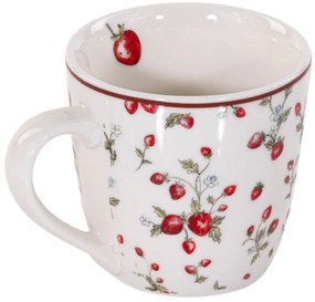 Kubek na herbatę w poziomki EMILY, 250 ml