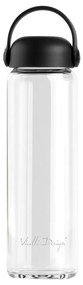 Czarna szklana butelka 540 ml Fuori – Vialli Design