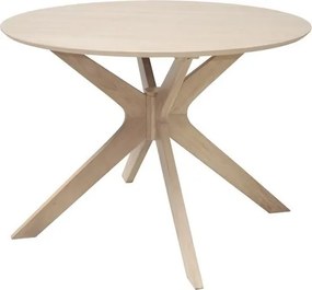 Designerski stół fornirowany z okrągłym blatem Duncan
