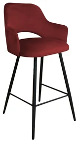 Hoker niski NAPO VELVET bordowy ATOS