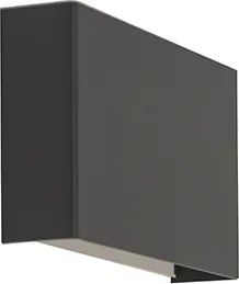 Nowoczesna lampa ścienna czarna - Otan