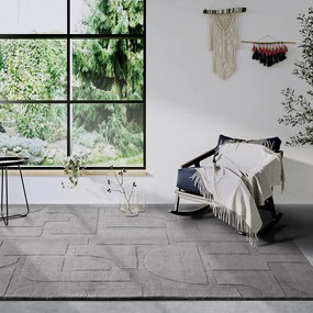 Dywan wełniany Villeroy &amp; Boch Alexis szary 160 cm x 230 cm