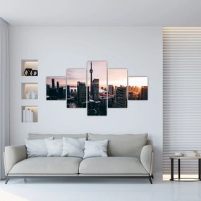 Obraz - Widok na centrum miasta (125x70 cm)