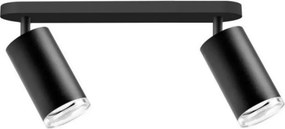 Ściemnialna oprawa punktowa LED RGBW do łazienki TURYN 2xGU10/6W/230V IP44 czarna