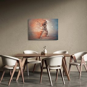 Obraz na szkle - Tenisista (70x50 cm)