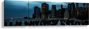 Obraz  - Widok na drapacze chmur Nowego Jorku (170x50 cm)