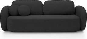 Sofa OLIO z funkcja spania i pojemnikiem ANTRACYTOWY ARAGON 99