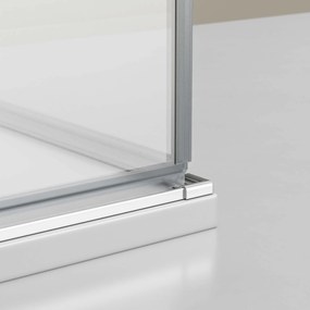 Kabina prysznicowa narożna EX809 podwójne drzwi Szkło ESG 6 mm z powłoką Nano – 100 x 100 x 195 cm