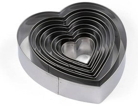 Foremki do wykrawania zestaw 9 szt. Heart – Blomsterbergs