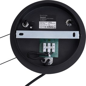 Industrialna lampa wisząca czarna 7-punktowa - Knight