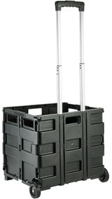 Keeeper Składany wózek na zakupy Olli 65 l Czarny, 65 l