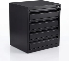 Organizer z czterema szufladami 450 x 400 x 300 mm