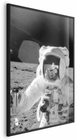 Plakat Zawód kosmonauta 21x30 cm z ramą czarną bez marginesu ARTGEIST B