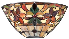 Quoizel QZ-KAMI-WU - Kinkiet Tiffany KAMI 2xE14/60W/230V