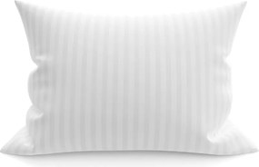 Poszewka na poduszkę 50x60 cm ATG biały pasek 1 cm