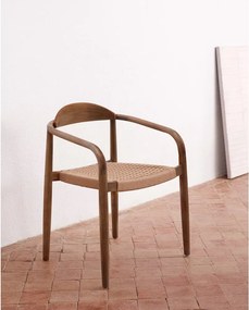 Krzesło z drewna eukaliptusowego Kave Home Glynis