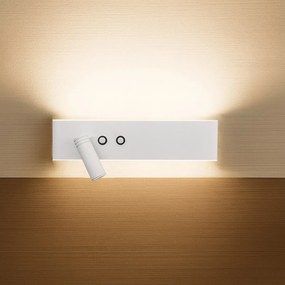 Kinkiet, lampka nocna Resort left 10W + 3W LED 4000K Biały
