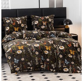 PrzytulneMieszkanie.pl PrzytulneMieszkanie.pl Pościel z mikropluszu MEADOW BUTTERFLY kolorowe Rozmiar pościeli: 2 szt 70 x 90 cm | 200 x 220 cm