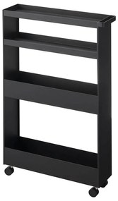 Stalowy regał łazienkowy w kolorze matowej czerni 48x80,5 cm Tower – YAMAZAKI