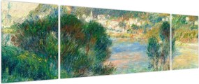 Obraz - Auguste Renoir, View of Monte Carlo from Cap Martin, reprodukcje (170x50 cm)