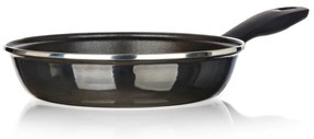 Banquet Patelnia emaliowana METALLIC Black 24 cm,z nieprzywierającą powierzchnią, 24 cm