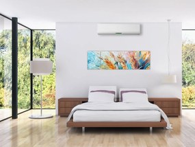 Obraz - Pszenica, abstrakcja (170x50 cm)