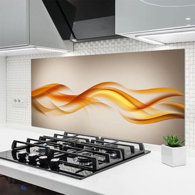 Panel Szklany do Kuchni Dynamika Morskiej Abstrakcji