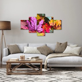 Obraz - jesienne liście (125x70 cm)