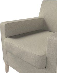 Pokrowiec na fotel Karlstad kolor beżowy tkanina strukturalna