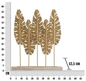 Figurka dekoracyjna w kolorze złota Mauro Ferretti Long Leaf