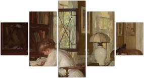 Obraz - Edmund Tarbell, Josephine and Mercie, reprodukcje (125x70 cm)