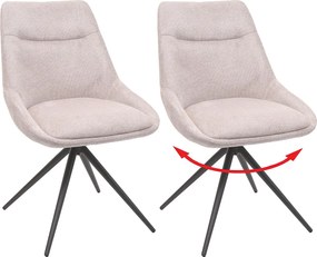 Krzesło do jadalni MCW-M65,  kremowo-beżowy