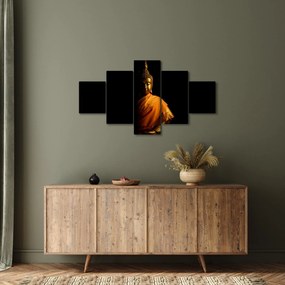 Obraz - Posąg Złotego Buddy (125x70 cm)