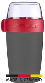 Westmark Dwuczęściowy pojemnik na przekąski, 700 ml, antracytowy