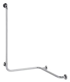 Poręcz prysznicowa 66x118 cm, stal nierdzewna/srebrna