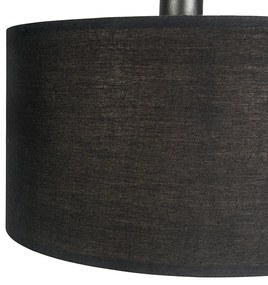 Luk Nowoczesna lampa łuk czarna z LED E27 A60 WiFi Smart - Vinossa Nowoczesny Oswietlenie wewnetrzne