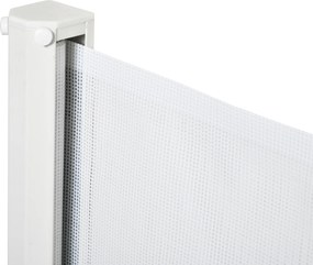 PawHut Bramka ochronna dla psa, metalowa barierka zabezpieczająca