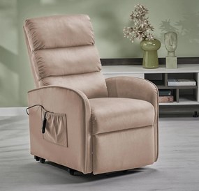 Fotel rozkładany elektrycznie z funkcją pionizacji Maroni Halmar