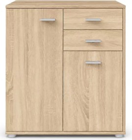 Komoda Mik 2 Sonoma w loftowym designu