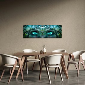 Obraz - Widok (z zegarem) (90x30 cm)